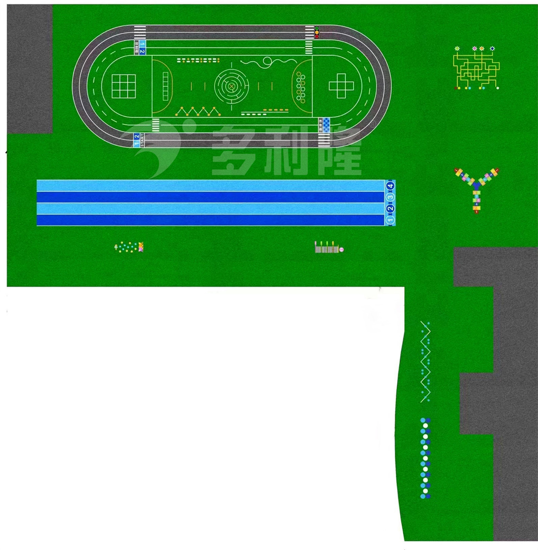 幼兒園戶外場地設(shè)計(jì)，幼兒園操場設(shè)計(jì)